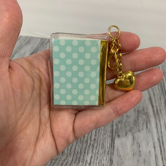 Recollection Mini Notebook Planner Charm Pineapple Charm Keyring - Picture 3 of 6